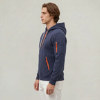 Men's Quarter Zip Tactical Hoodie - Multi-Pocket Fleece Pullover Sweatshirt