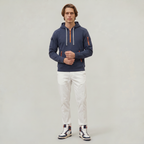 Men's Quarter Zip Tactical Hoodie - Multi-Pocket Fleece Pullover Sweatshirt