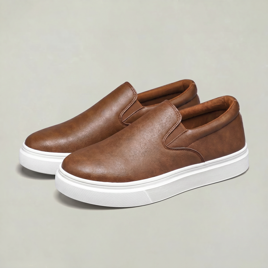 Men’s Slip On Sneakers - Casual Lightweight Loafers Fit