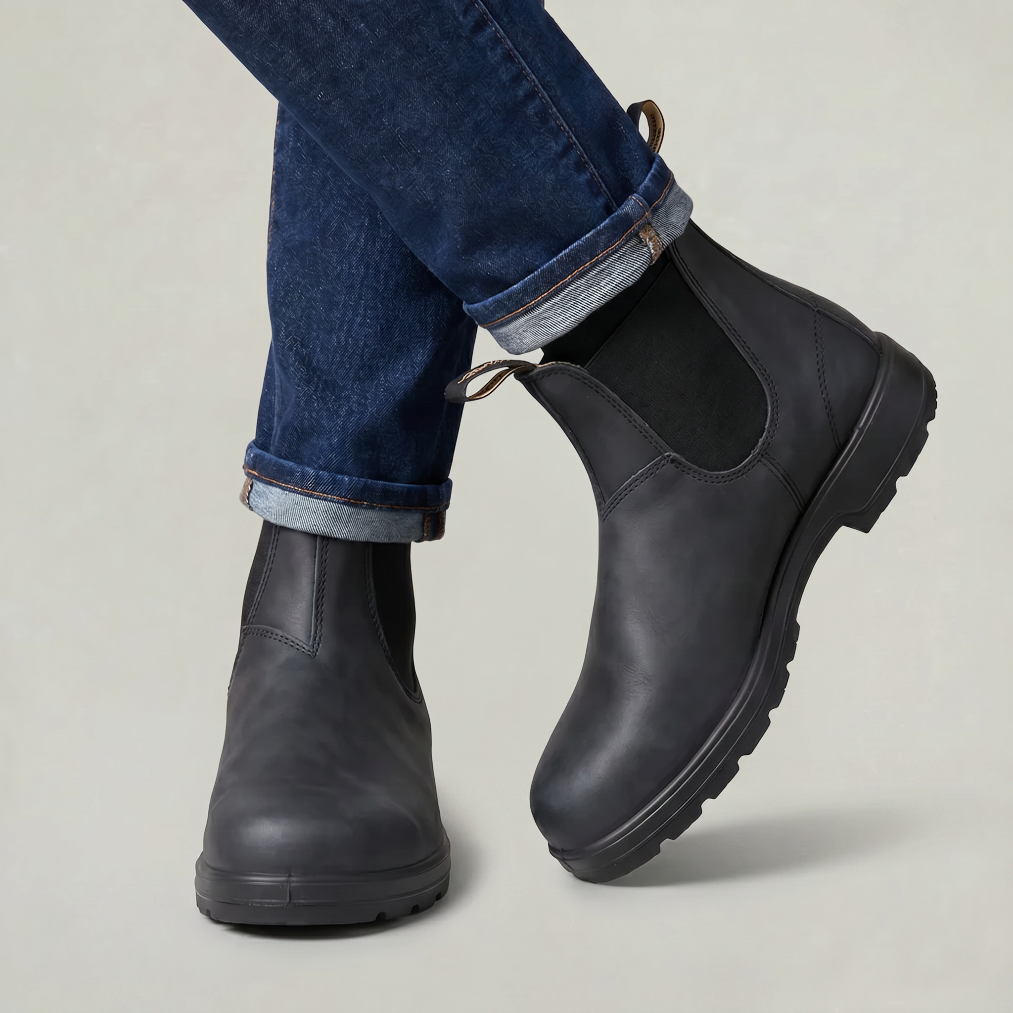 Men’s Chelsea Boots - Classic Slip-On Ankle Fit