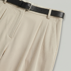 Women’s High Waist Wide Leg Trousers - Smart Casual Tailored Office Pants