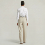 Women’s High Waist Wide Leg Trousers - Smart Casual Tailored Office Pants
