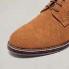Men’s Suede Look Derby Shoes