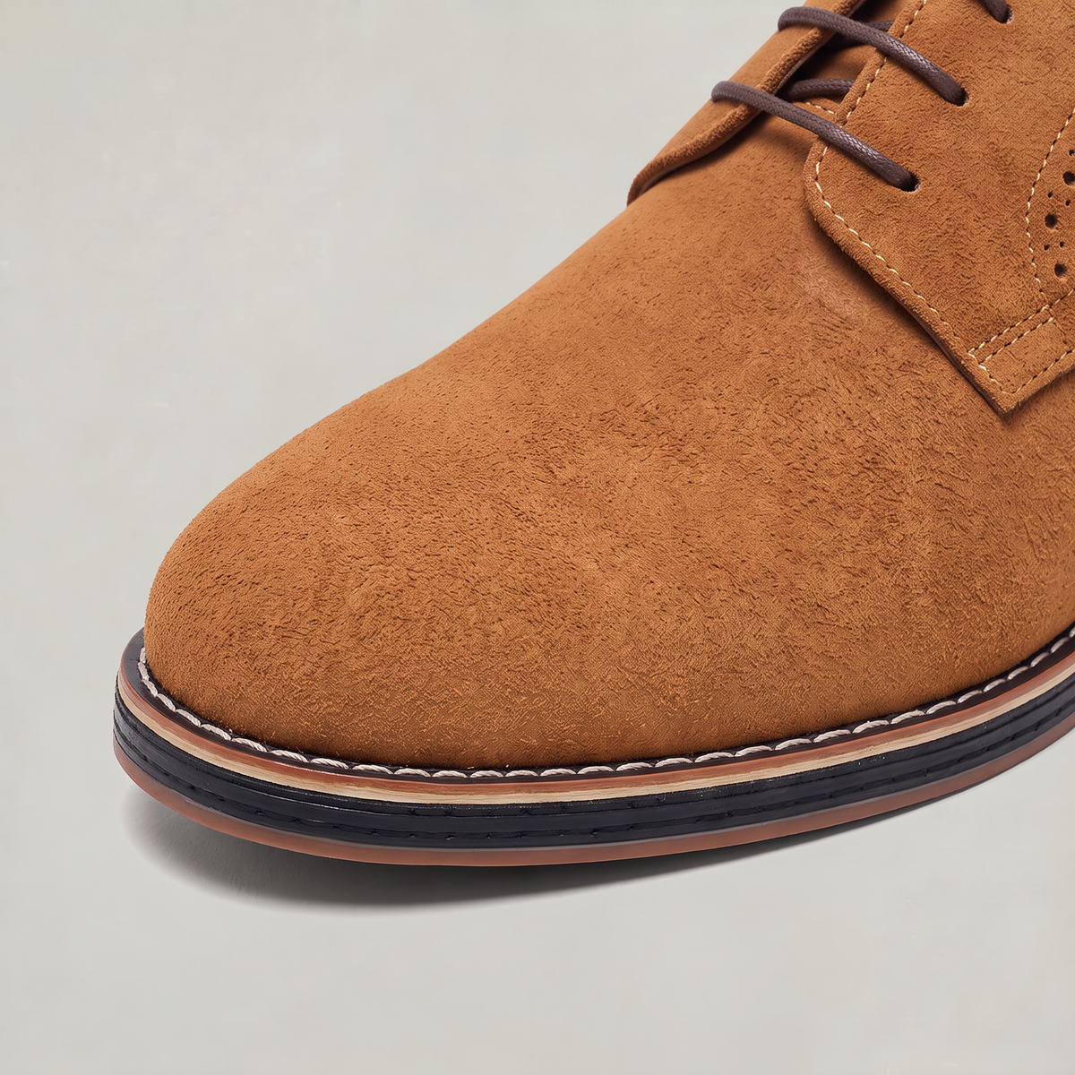 Men’s Suede Look Derby Shoes