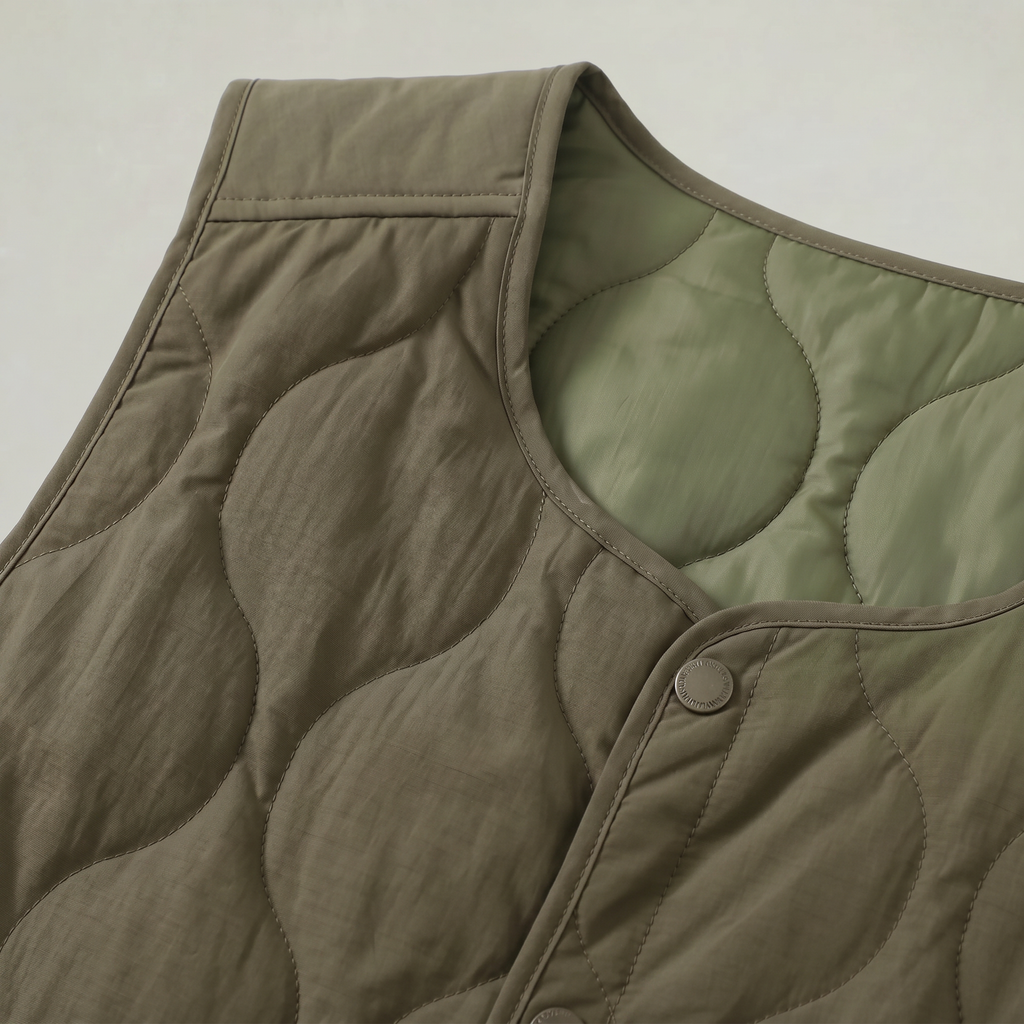 Men’s Quilted Padded Vest - Lightweight Regular Fit