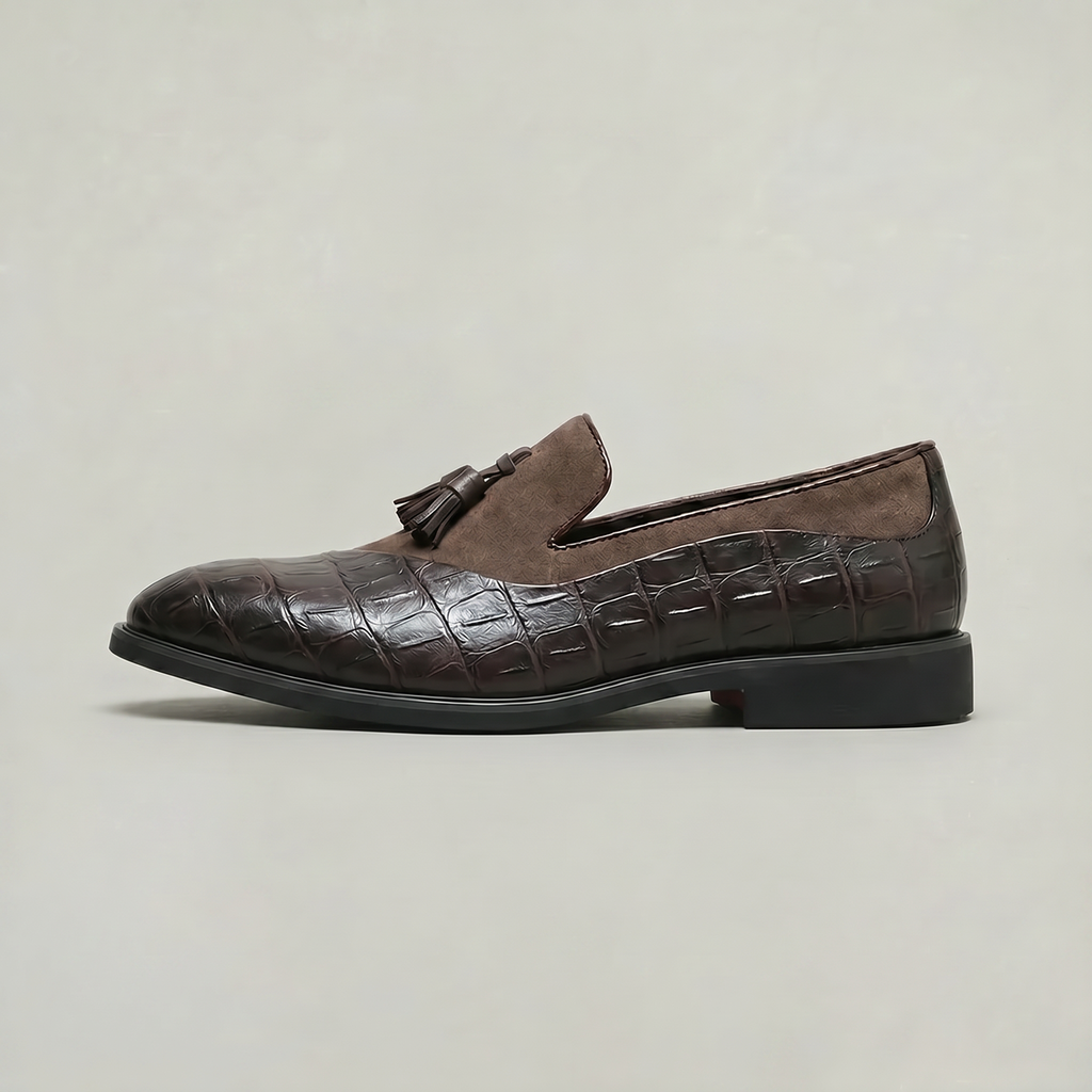 Men’s Tassel Loafers - Smart Casual Slip On Dress Shoes