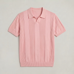 Men’s Knitted Short Sleeve Polo Shirt