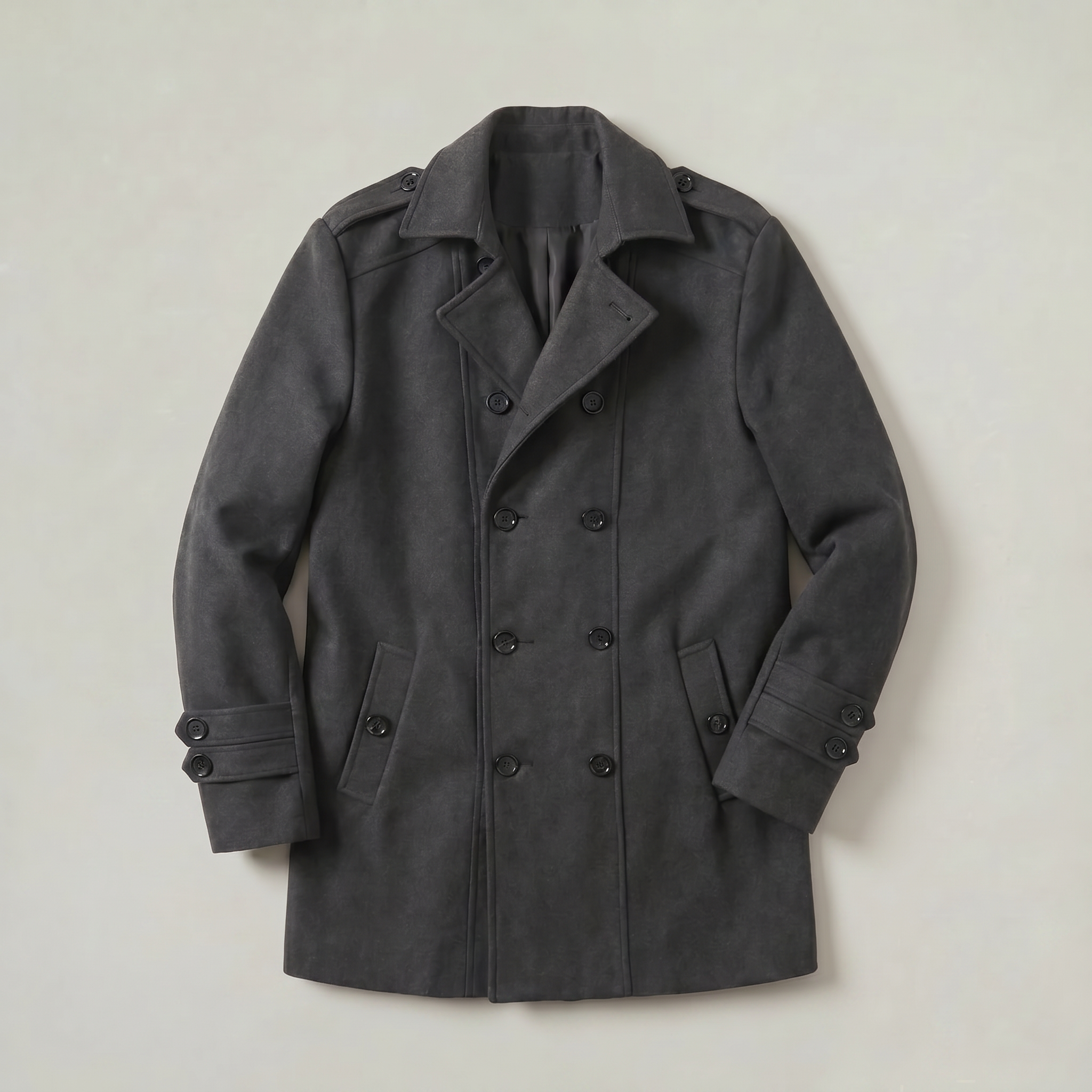 Men’s Lightweight Buttoned Autumn Coat