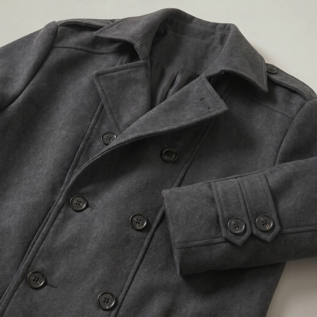 Men’s Lightweight Buttoned Autumn Coat