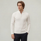 Men’s Quarter Zip Knitted Autumn Jumper