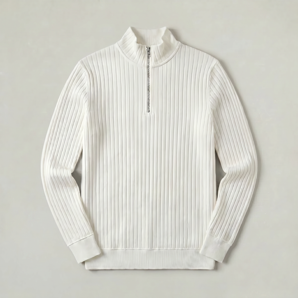 Men’s Quarter Zip Knitted Autumn Jumper