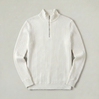 Men’s Quarter Zip Knitted Autumn Jumper