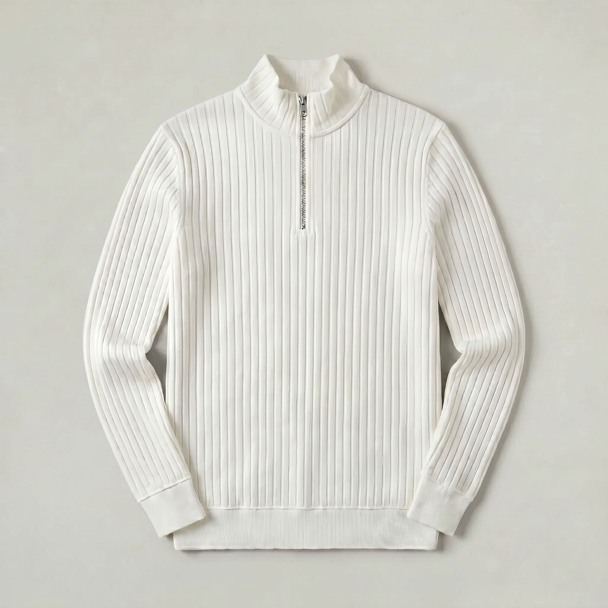 Men’s Quarter Zip Knitted Autumn Jumper
