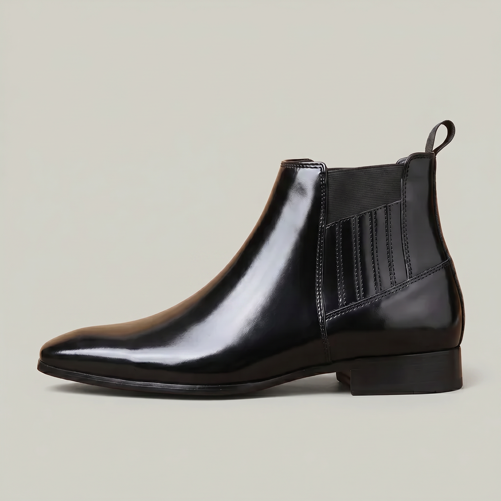 Men’s Pointed Toe Chelsea Boots - Ankle Fit