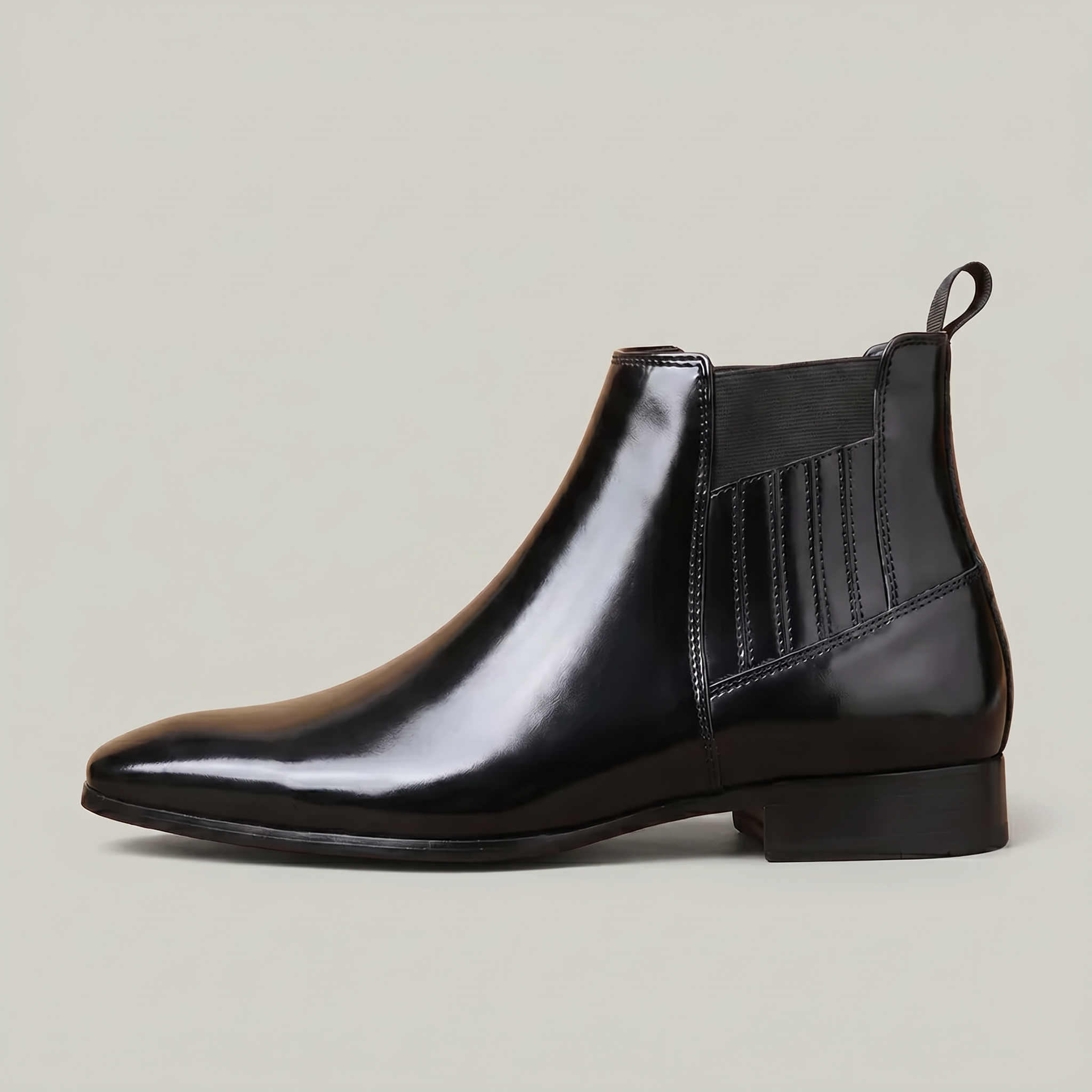 Men’s Pointed Toe Chelsea Boots - Ankle Fit