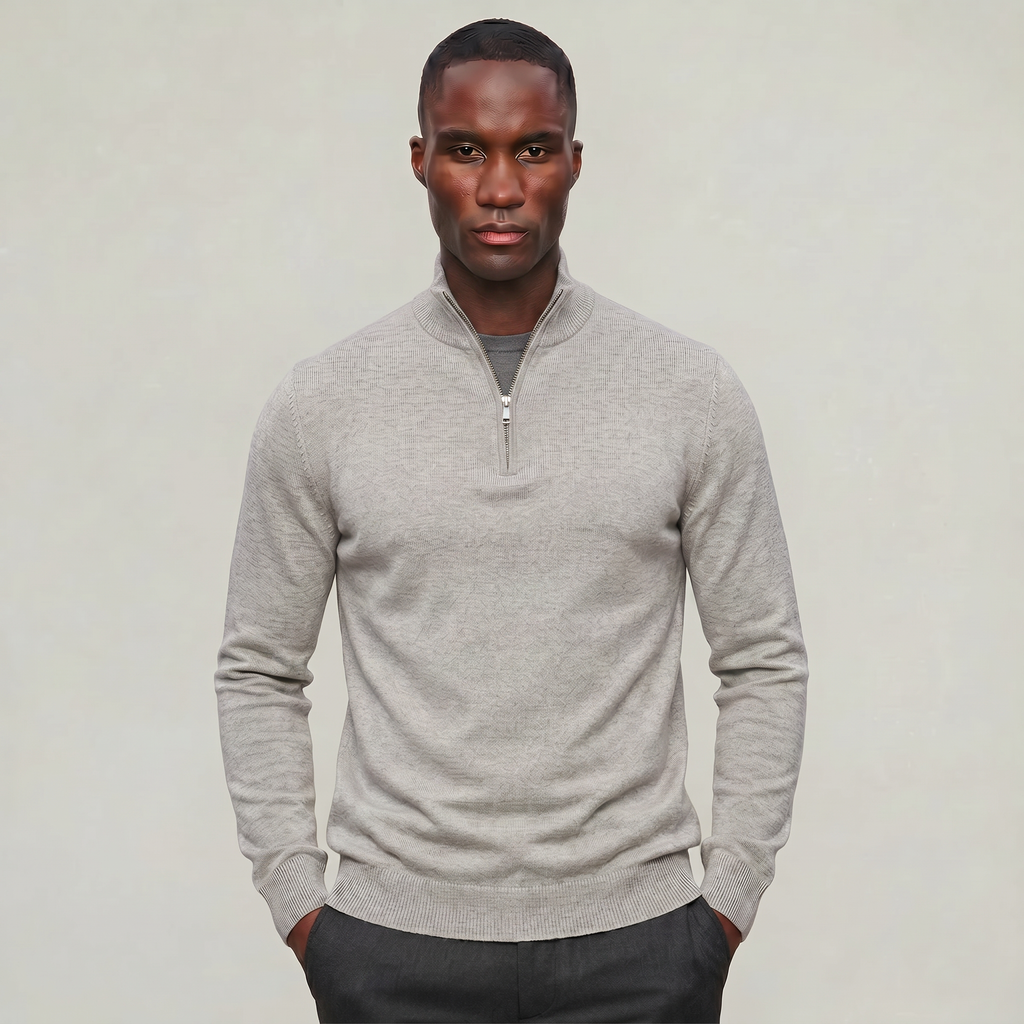 Men’s Half Zip Knit Sweater