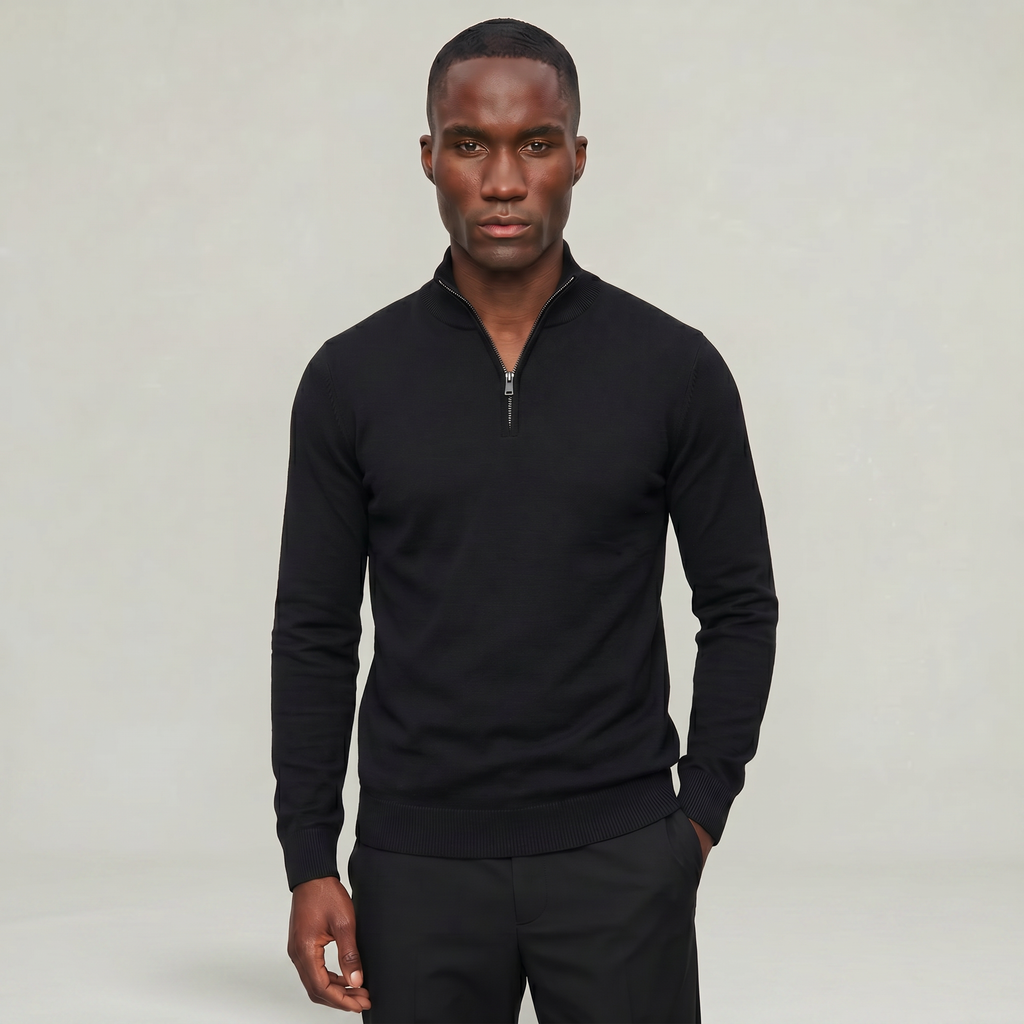 Men’s Half Zip Knit Sweater