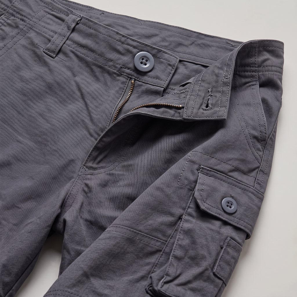 Men’s Cotton Cargo Shorts Bermuda Fit