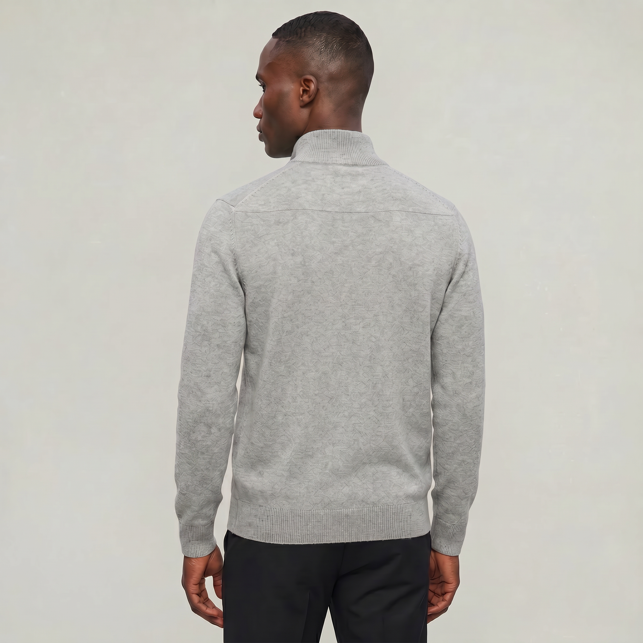 Men’s Half Zip Knit Sweater