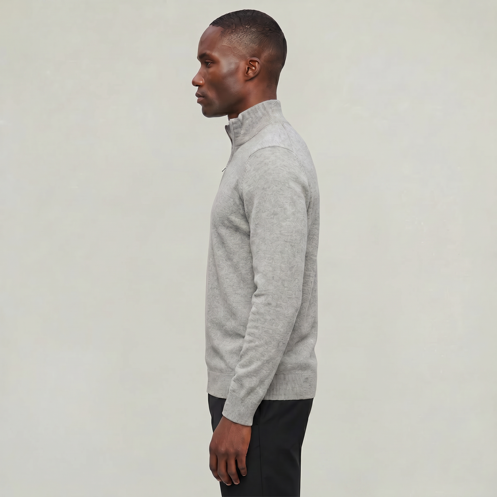 Men’s Half Zip Knit Sweater