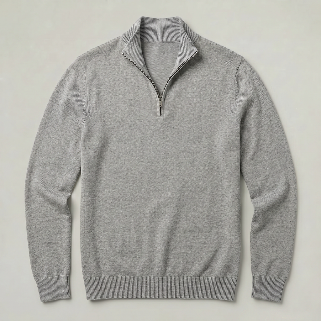 Men’s Half Zip Knit Sweater