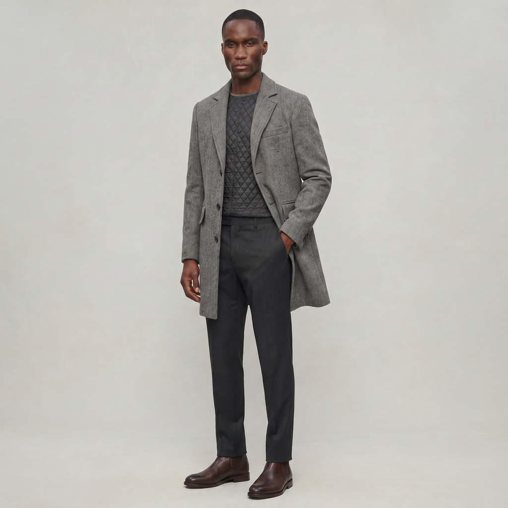 Men’s  Wool Overcoat