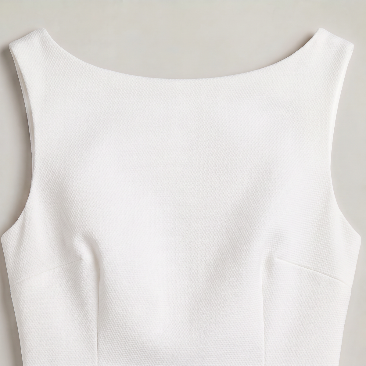 Women’s Mini Dress Boat Neck Tailored Fit