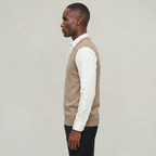 Men's Knit Spencer Vest – Sleeveless V-Neck Jumper