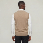 Men's Knit Spencer Vest – Sleeveless V-Neck Jumper