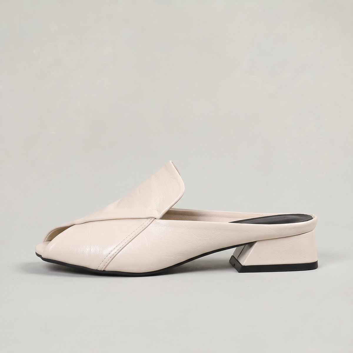 Women’s Peep Toe Mule Heels