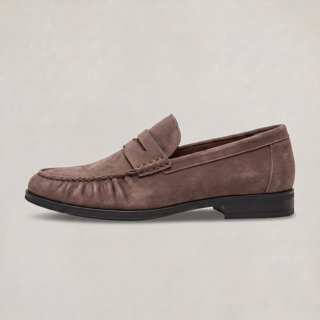 Women’s Suede Look Penny Loafers