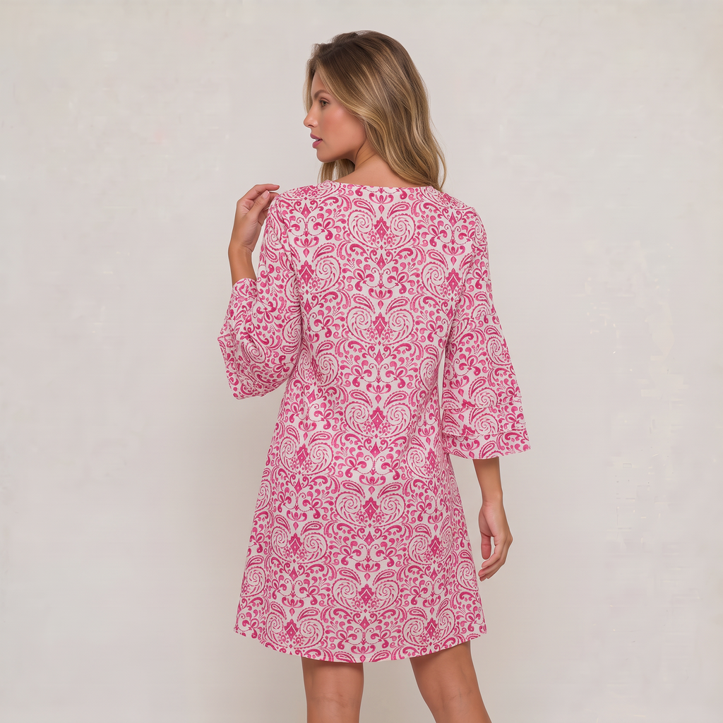 Women’s Floral V-Neck Mini Dress