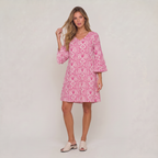 Women’s Floral V-Neck Mini Dress