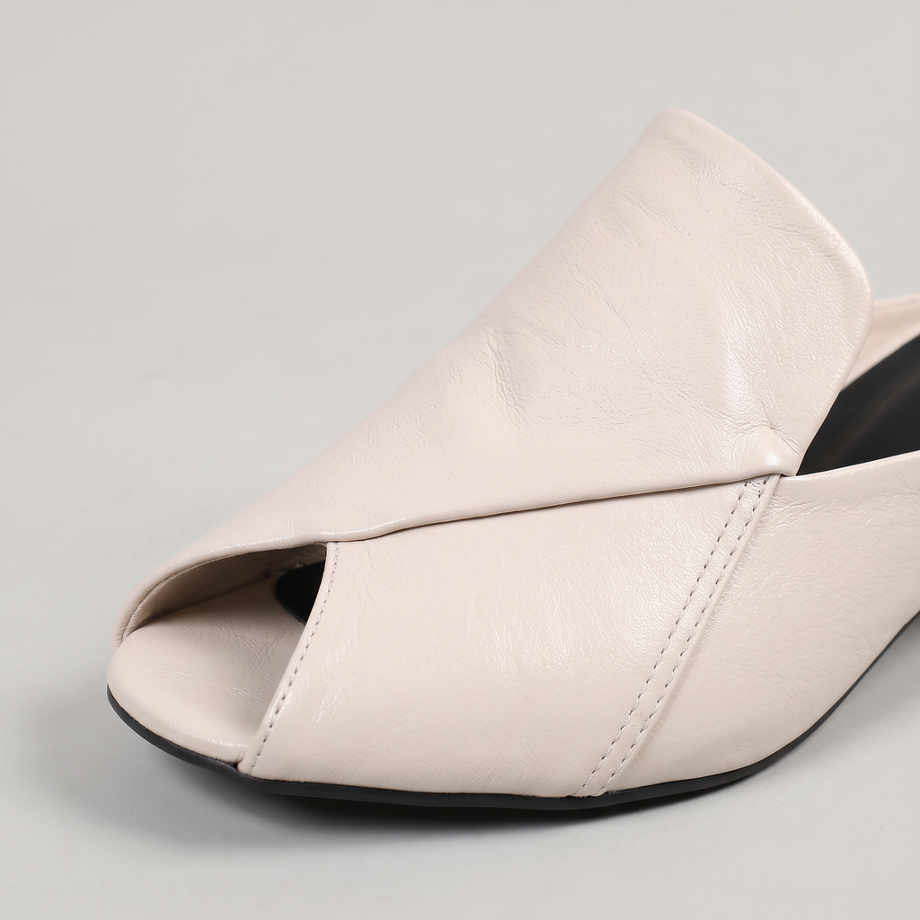 Women’s Peep Toe Mule Heels