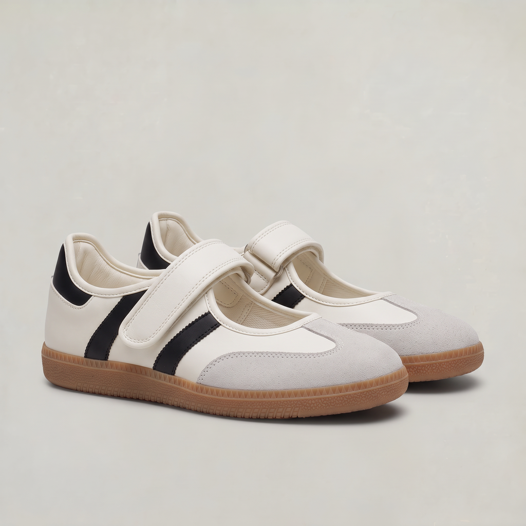 Women’s Sneakerina Shoes Mary Jane Strap Gum Sole