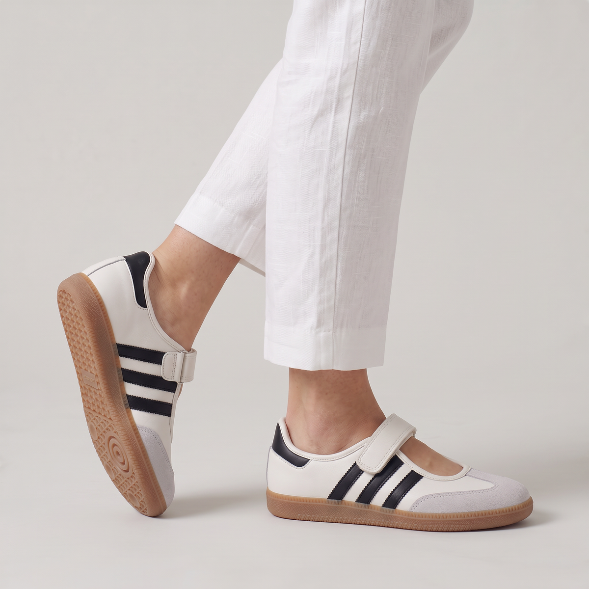 Women’s Sneakerina Shoes Mary Jane Strap Gum Sole