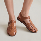 Women’s Fisherman Sandals Woven Buckle Strap