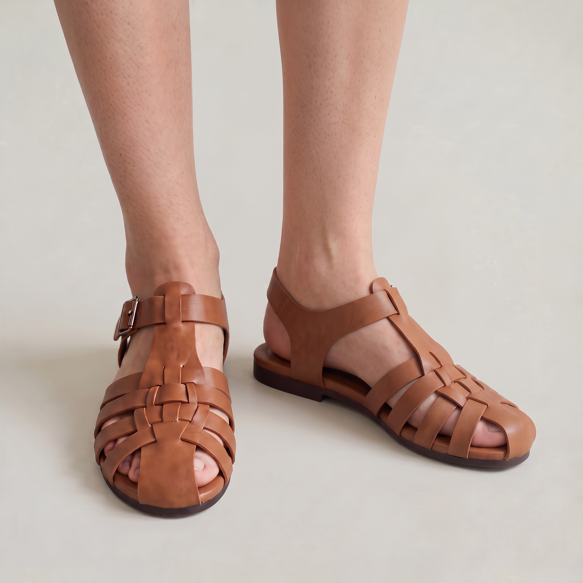 Women’s Fisherman Sandals Woven Buckle Strap