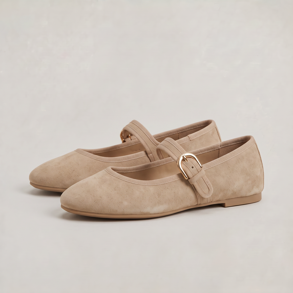 Women’s Mary Jane Flats Buckle Strap