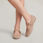 Women’s Mary Jane Flats Buckle Strap