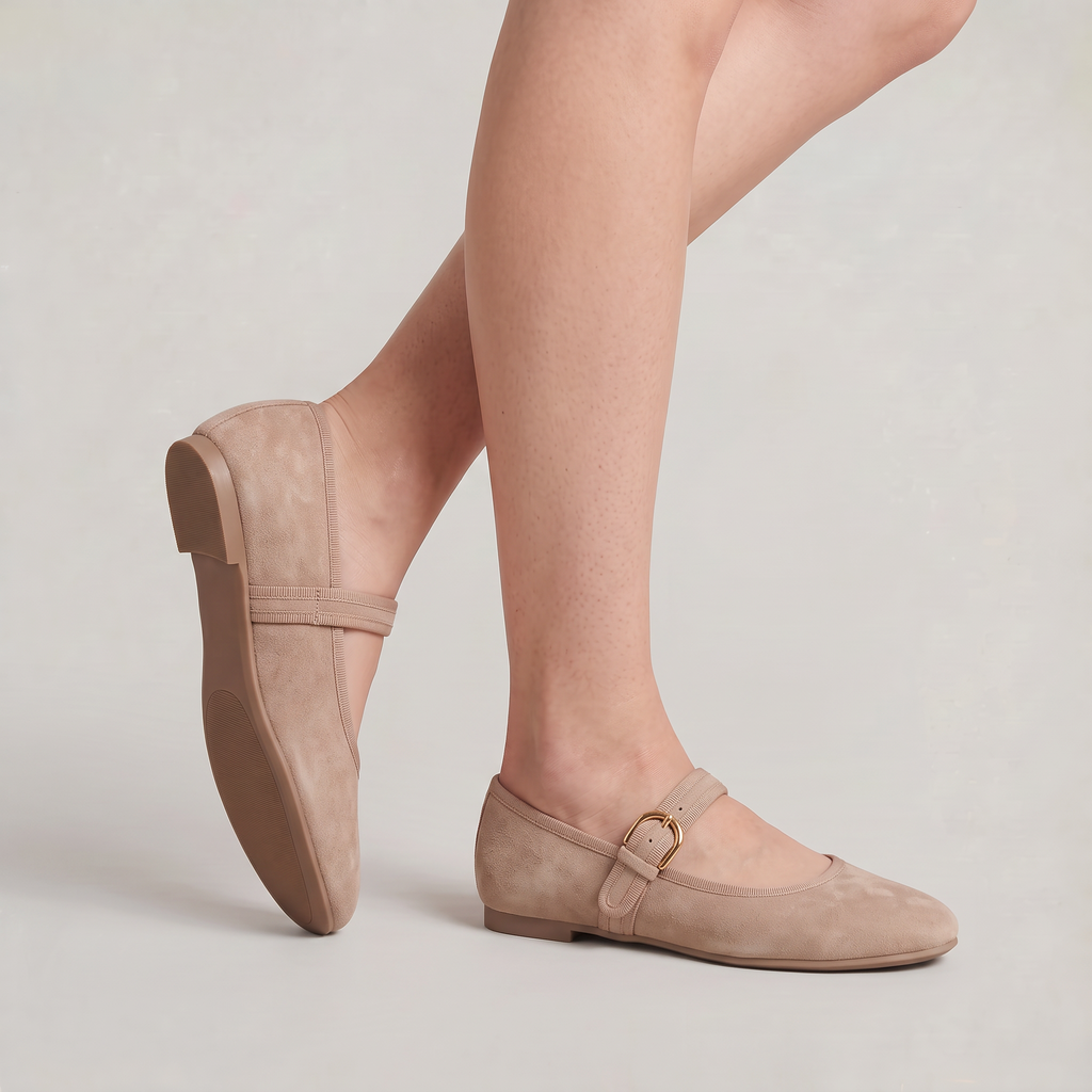 Women’s Mary Jane Flats Buckle Strap