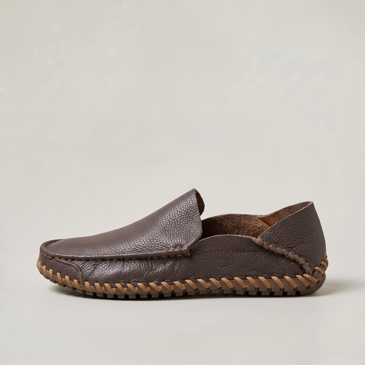 Men’s Soft Leather Slip-On Loafers