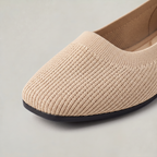 Women’s Knit Ballet Flats Square Toe