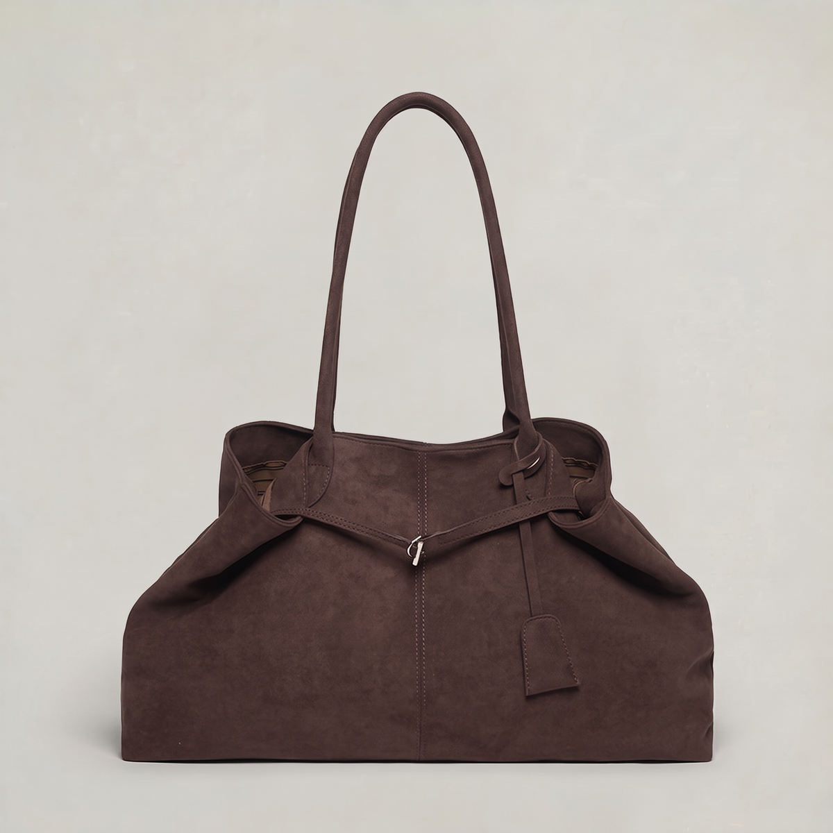 Women’s Suede-Effect Oversized Travel Bag