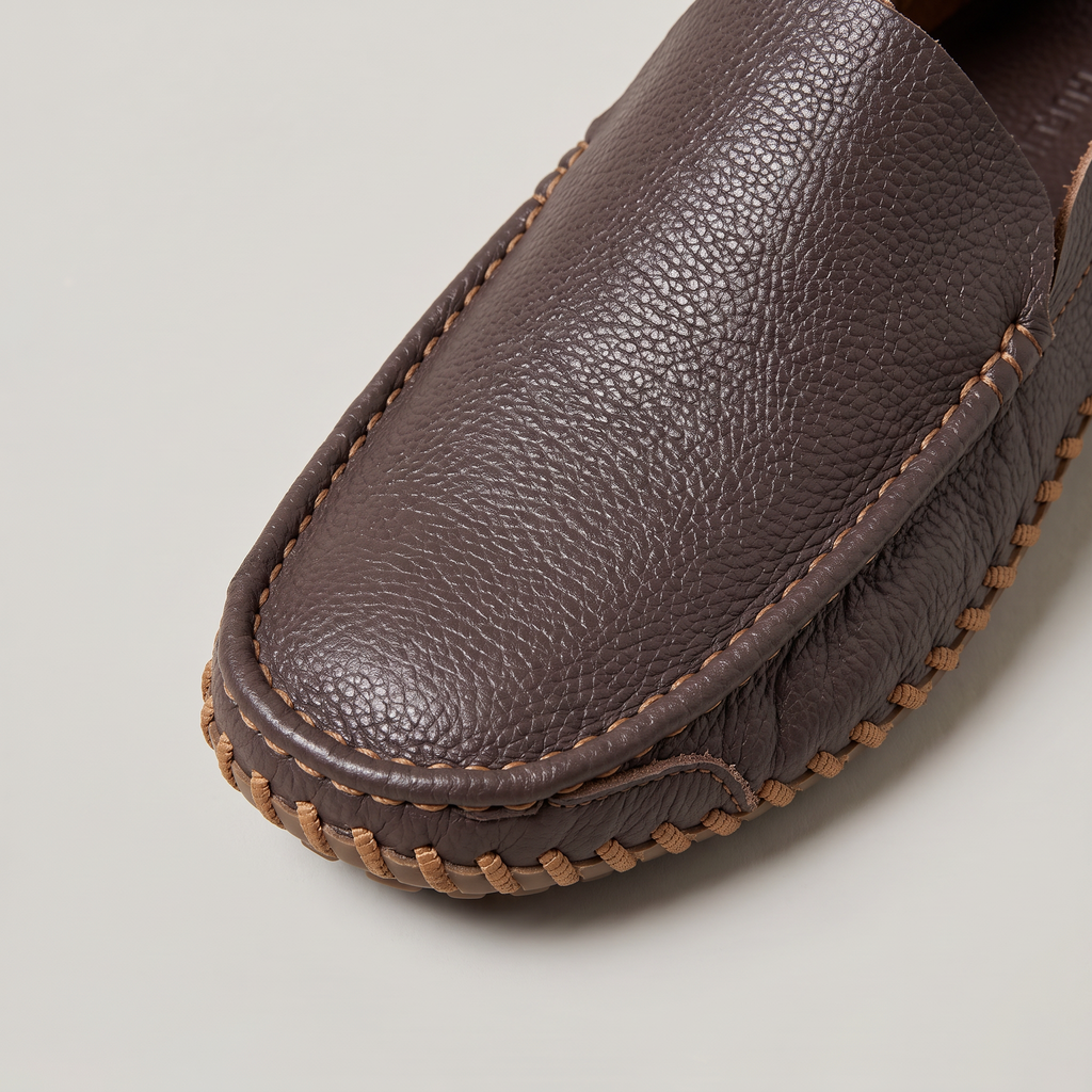 Men’s Soft Leather Slip-On Loafers
