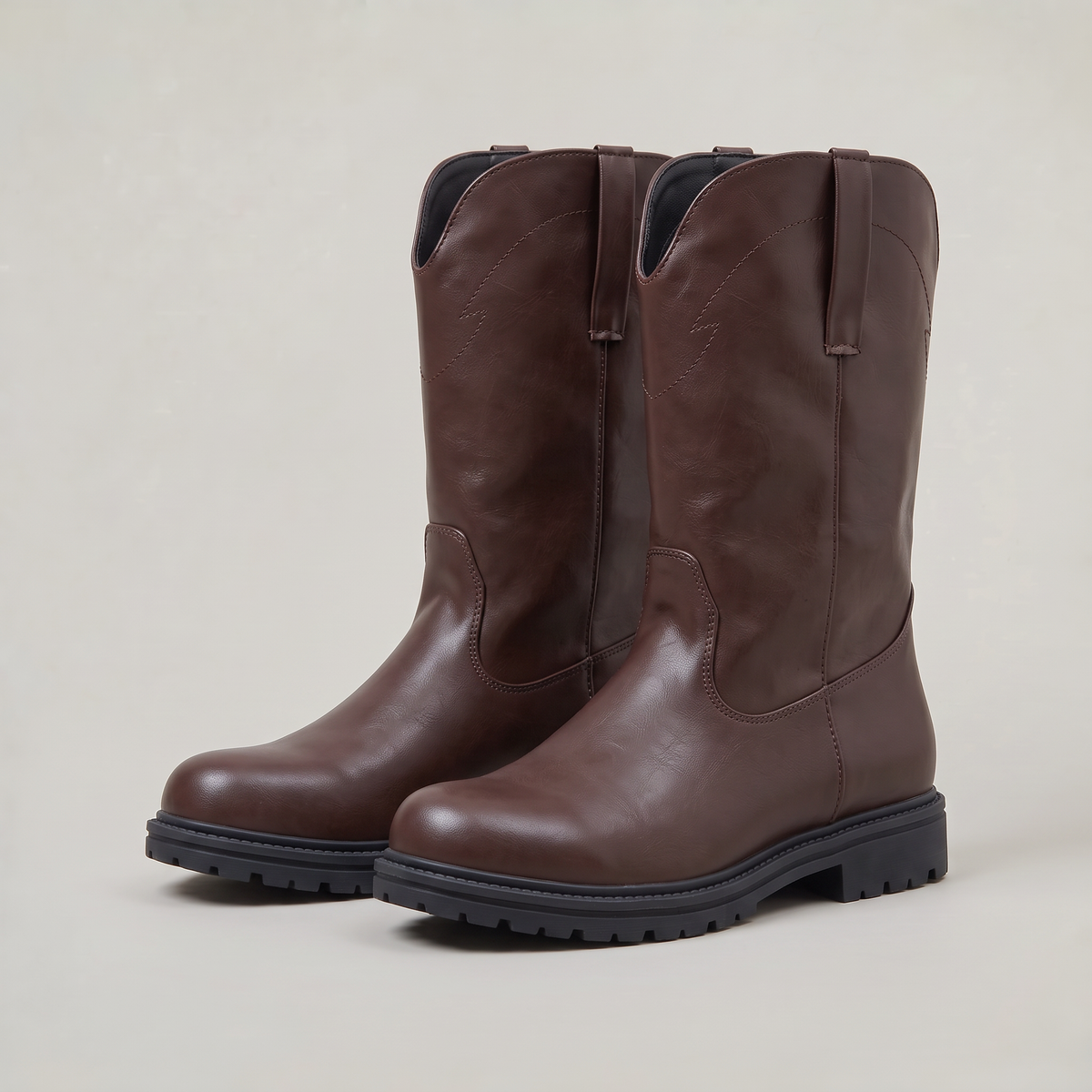 Men’s Western Boots Round Toe