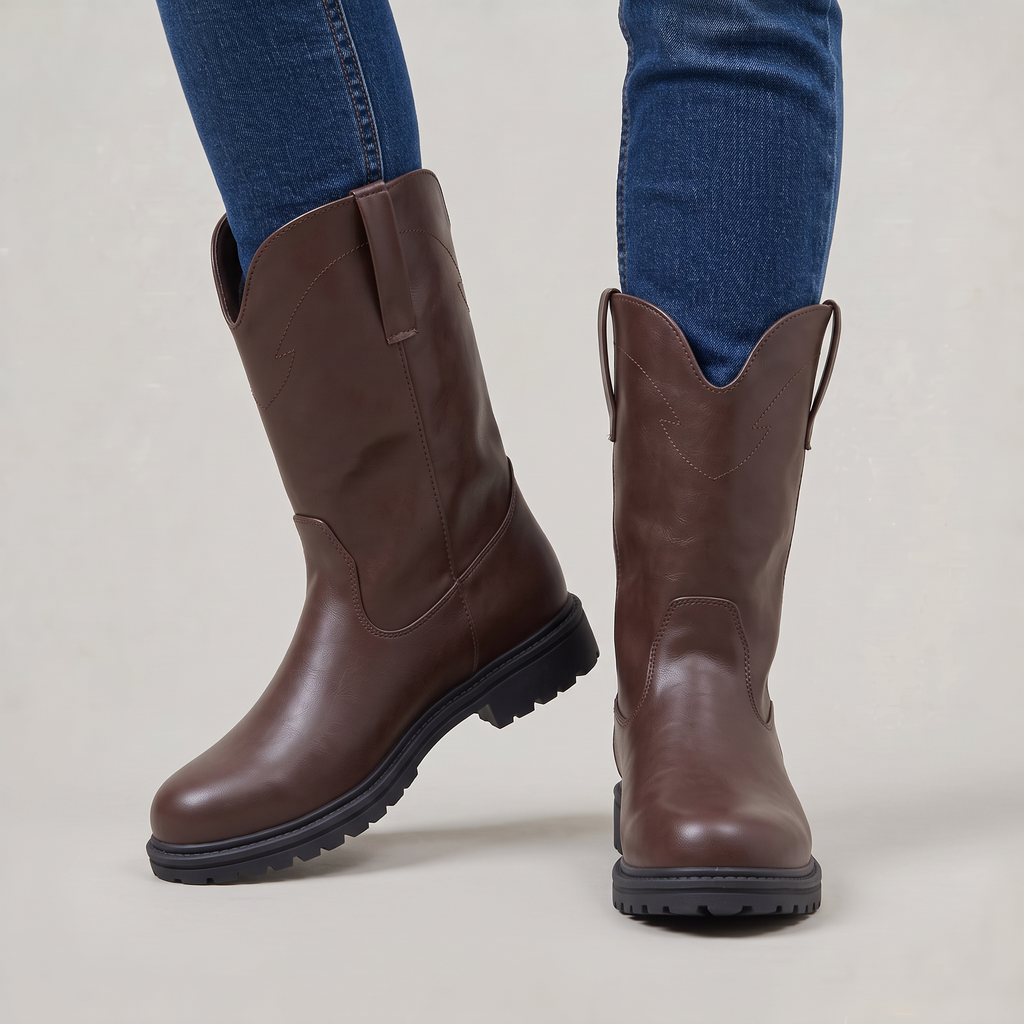 Men’s Western Boots Round Toe