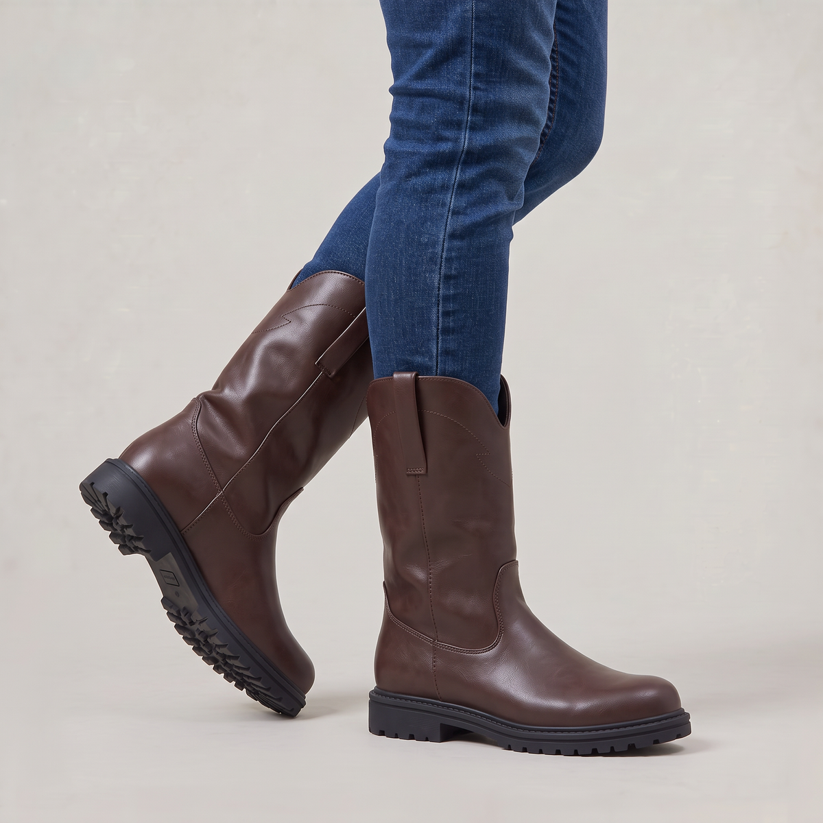 Men’s Western Boots Round Toe