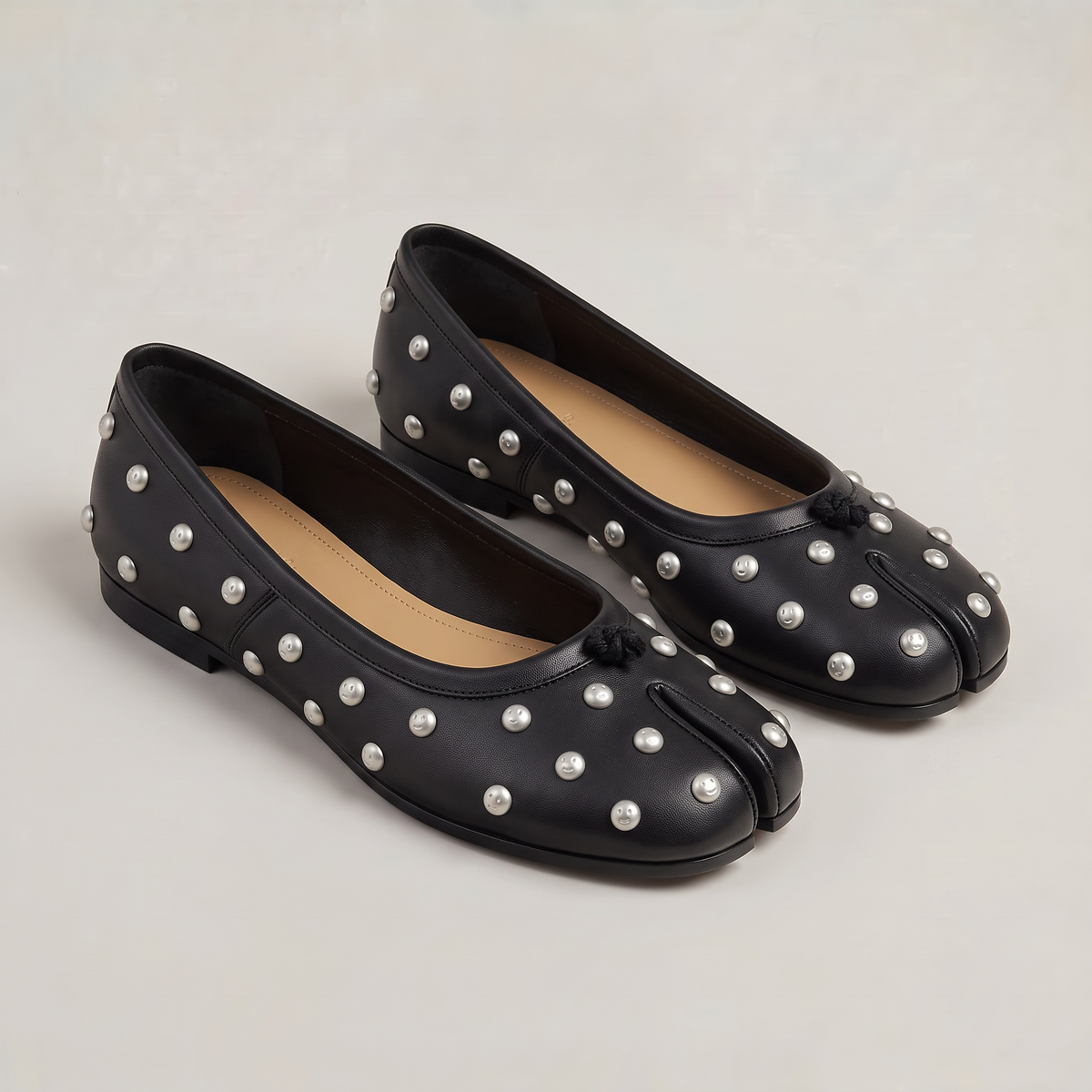Women’s Studded Ballet Flats Split Tabi Toe