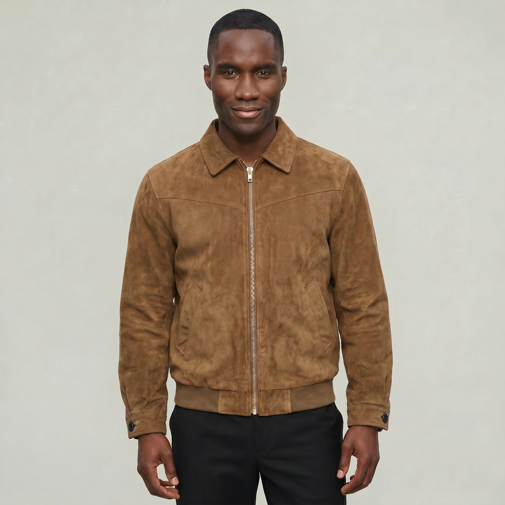 Men’s Bomber Jacket - Slim Fit Casual Coat